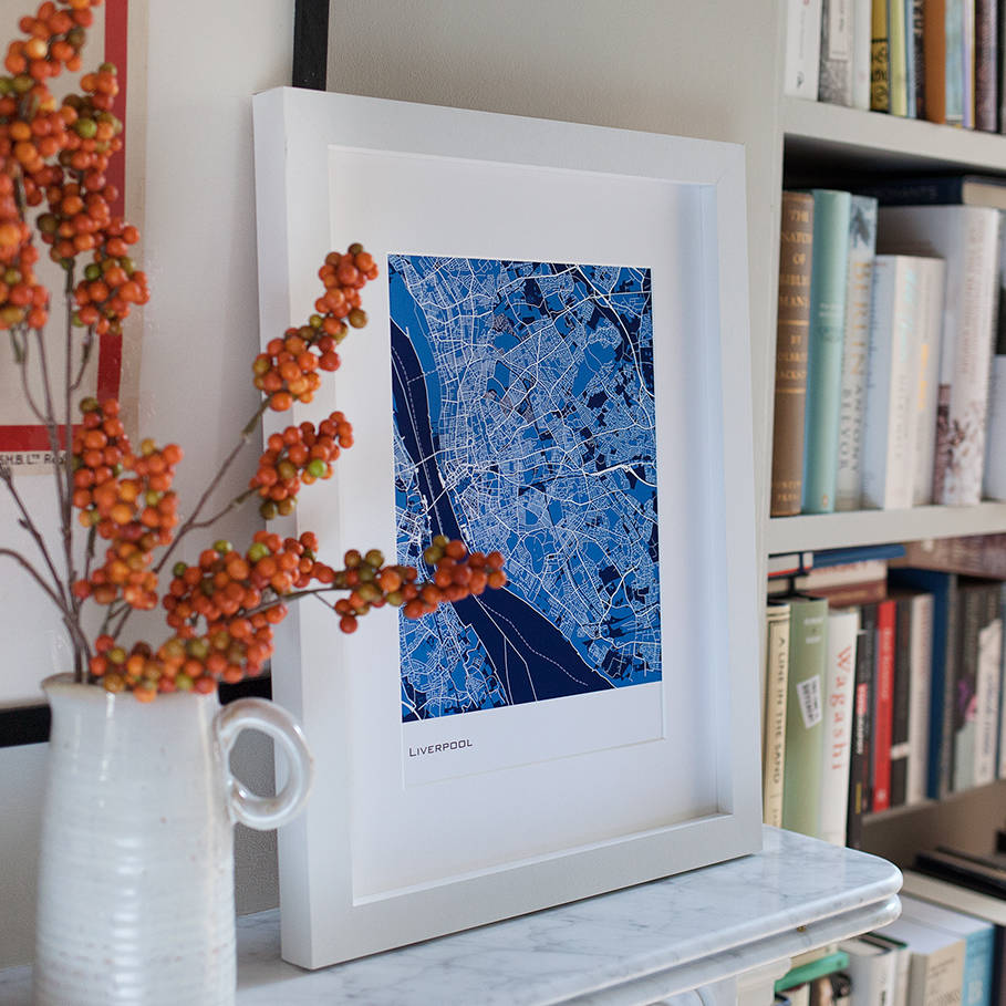 Personalised Abstract Map Print, 1 of 8