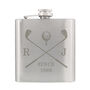 Personalised Golfer Hip Flask, thumbnail 2 of 2