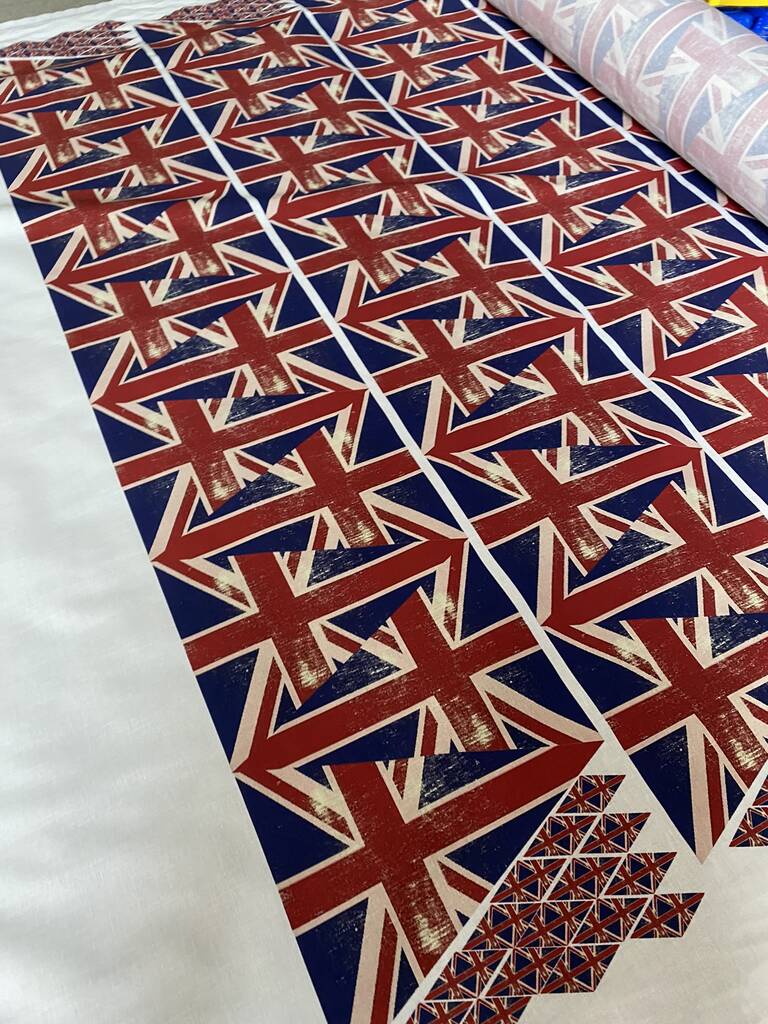 Vintage Union Jack Fabric Panel