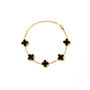 Clover Bracelet Gold/Black, thumbnail 1 of 4