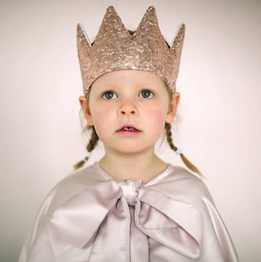 Image of Rose Gold Sequin Crown