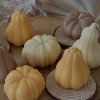 Autumn Pumpkin Candle Decor, 3 of 9