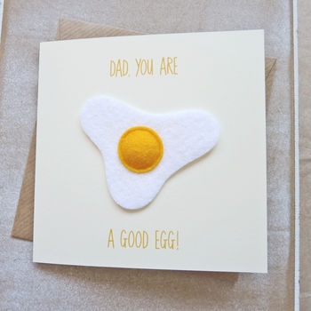 Handmade 'Good Egg' Father's Day Card, 2 of 6