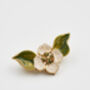 Poppy Anemone Enamel Brooch, thumbnail 4 of 7