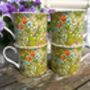 Set Of Four Gift Boxed Palace Mugs In William Morris Golden Lily Design, thumbnail 8 of 12