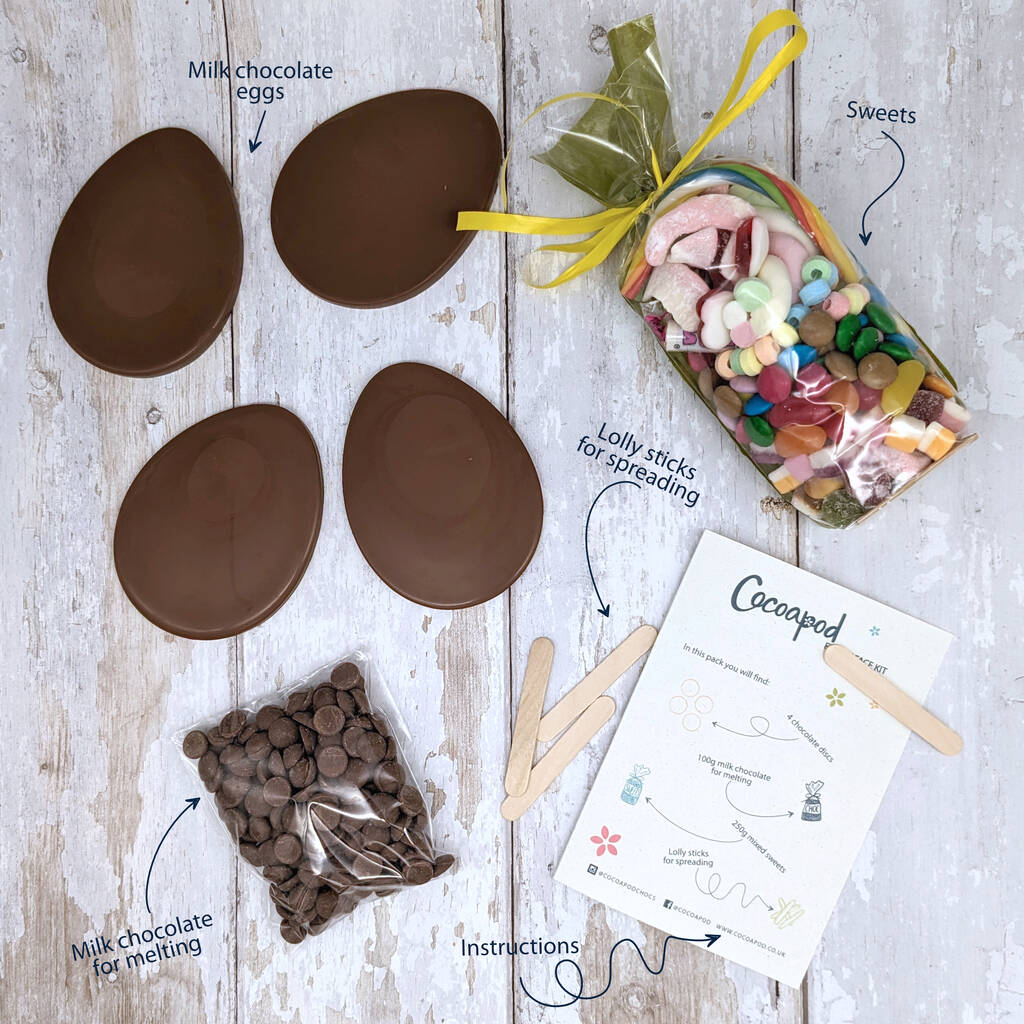 Chocolate Easter Egg Decorating Kit, 1 of 9