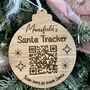 Personalised Santa Tracker Bauble, Hanging Decoration, thumbnail 1 of 4