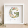 Personalised Botanical Print | New Baby Or Christening Gift, thumbnail 1 of 4