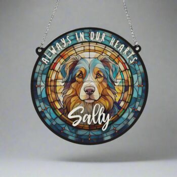 Australian Shepherd Memorial Suncatcher, 4 of 6