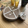 Respiin Set Of Six Seagrass And Jute Coasters Naturals, thumbnail 10 of 10