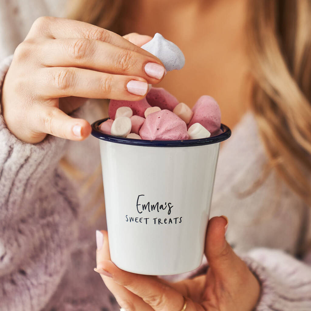 Personalised Treats Snack Pot By Sophia Victoria Joy