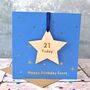 Personalised Birthday Foiled Decoration Card, thumbnail 1 of 4