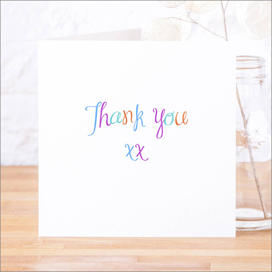 Single Or Pack Of Thank You Cards, 1 of 6