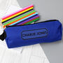 Personalised Blue Pencil Case For Boy, thumbnail 2 of 2