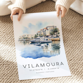 Portugal City Travel Print Of Vilamoura, 2 of 7