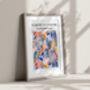 Marché Aux Fleurs Abstract Art Wall Print, thumbnail 6 of 8