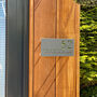 Contemporary Rectangle House Address Sign, thumbnail 2 of 3