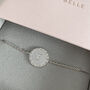 Personalised Sterling Silver Diamond Bracelet, thumbnail 2 of 8