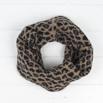 Leopard Knitted Snood/Cowl, 3 of 8