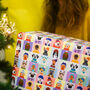 Cute Winter Dog Christmas Wrapping Paper Two Sheets, thumbnail 8 of 8