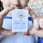 Happy First Fathers Day Personalised Ceramic Magnet, thumbnail 1 of 2