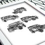 Set Of Classic Land Rover Prints, thumbnail 2 of 3