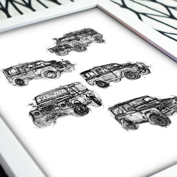 Set Of Classic Land Rover Prints, 2 of 3