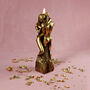 G Decor Amore Lovers Embrace Romantic Bronze 3D Candle, thumbnail 1 of 5