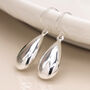 Sterling Silver Polished Teardrop Necklace, thumbnail 5 of 6