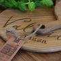 Name Wooden Pizza Board Serving Paddle, thumbnail 4 of 10