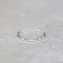 Sterling Silver Textured Stacking Ring, thumbnail 1 of 3