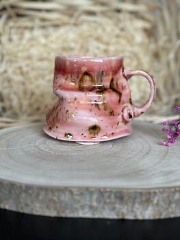 Vanilla Scented Candle In Handmade Ceramic Cup, 2 of 5