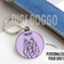 Show Cocker Spaniel Outline ID Tag, thumbnail 2 of 4
