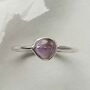 Sterling Silver Amethyst Ring, thumbnail 3 of 5