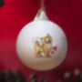 Chow Chow Ceramic Round Bauble, thumbnail 1 of 5