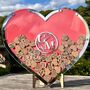 Personalised Wedding Guest Book Alternative – Heart Drop Box, thumbnail 6 of 8