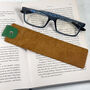 Father's Day Personalised Leather Bookmark From Children, thumbnail 5 of 7