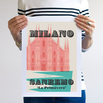Cycling Monuments Poster 'Milan San Remo', 7 of 8