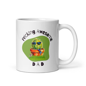Awesome Dad Cactus Mug, 2 of 4