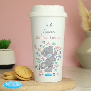 Personalised Floral Travel Cup For Her, 2 of 2