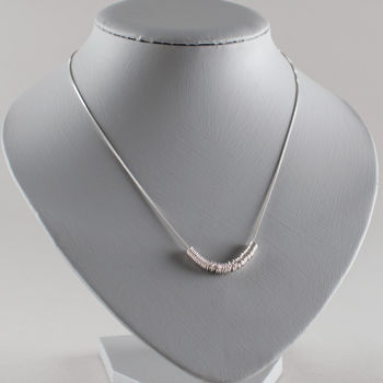 Milestone Silver Rings Necklace, 3 of 7