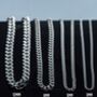 Mens 5mm Stainless Steel Cuban Chain Necklace, thumbnail 5 of 6