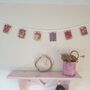 Fabric Summer Flowers Seed Packet Bunting Decoration, thumbnail 1 of 7
