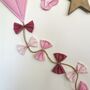 Personalised Pink Hanging Kite Decor, Baby Girl Room Wall Art, thumbnail 12 of 12