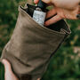 Waxed Cotton Roll Down Ditty Wash Bag, thumbnail 2 of 5
