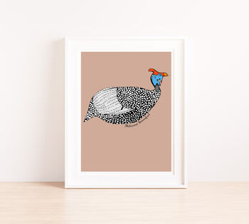 Guineafowl Print On Pink, 5 of 5