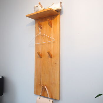 Wood Wall Clothes Rack, 3 of 5