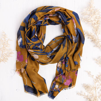 Autumn Floral Scarf, 3 of 8