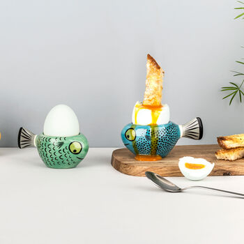 Fish Egg Cup Green, 2 of 3