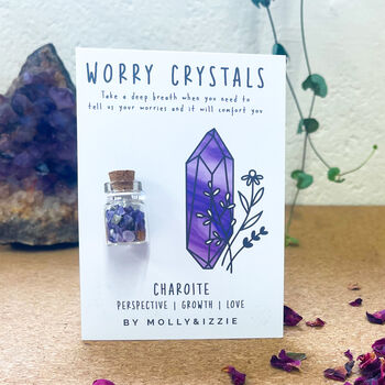 Worry Crystals Charoite, 2 of 2